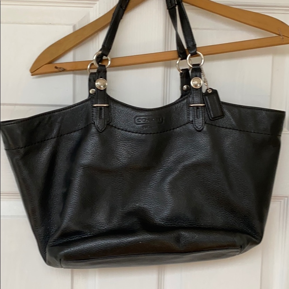 Black coach purse